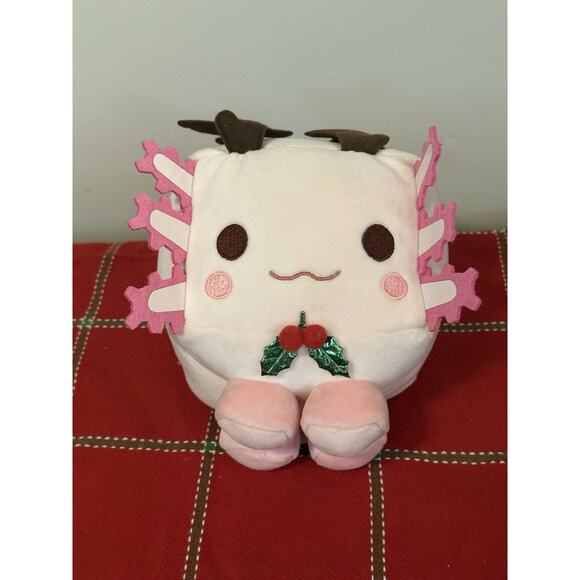 Big Games Pet Simulator X Axolotl Reindeer Plush Christmas No Code 8" excellent - Picture 10 of 11